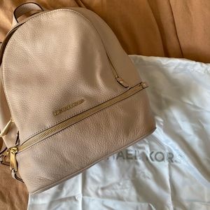 Michael Kors Pebbled Leather Backpack NWT